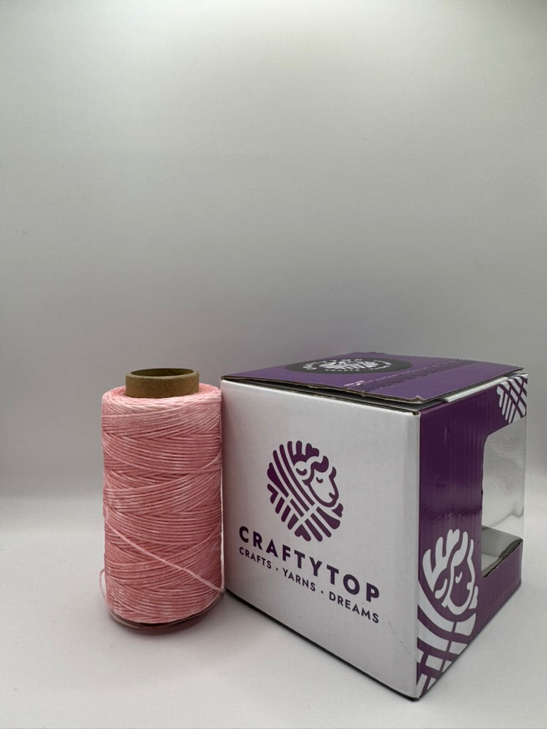 Craftytop™ Waxed Yarn – Pink