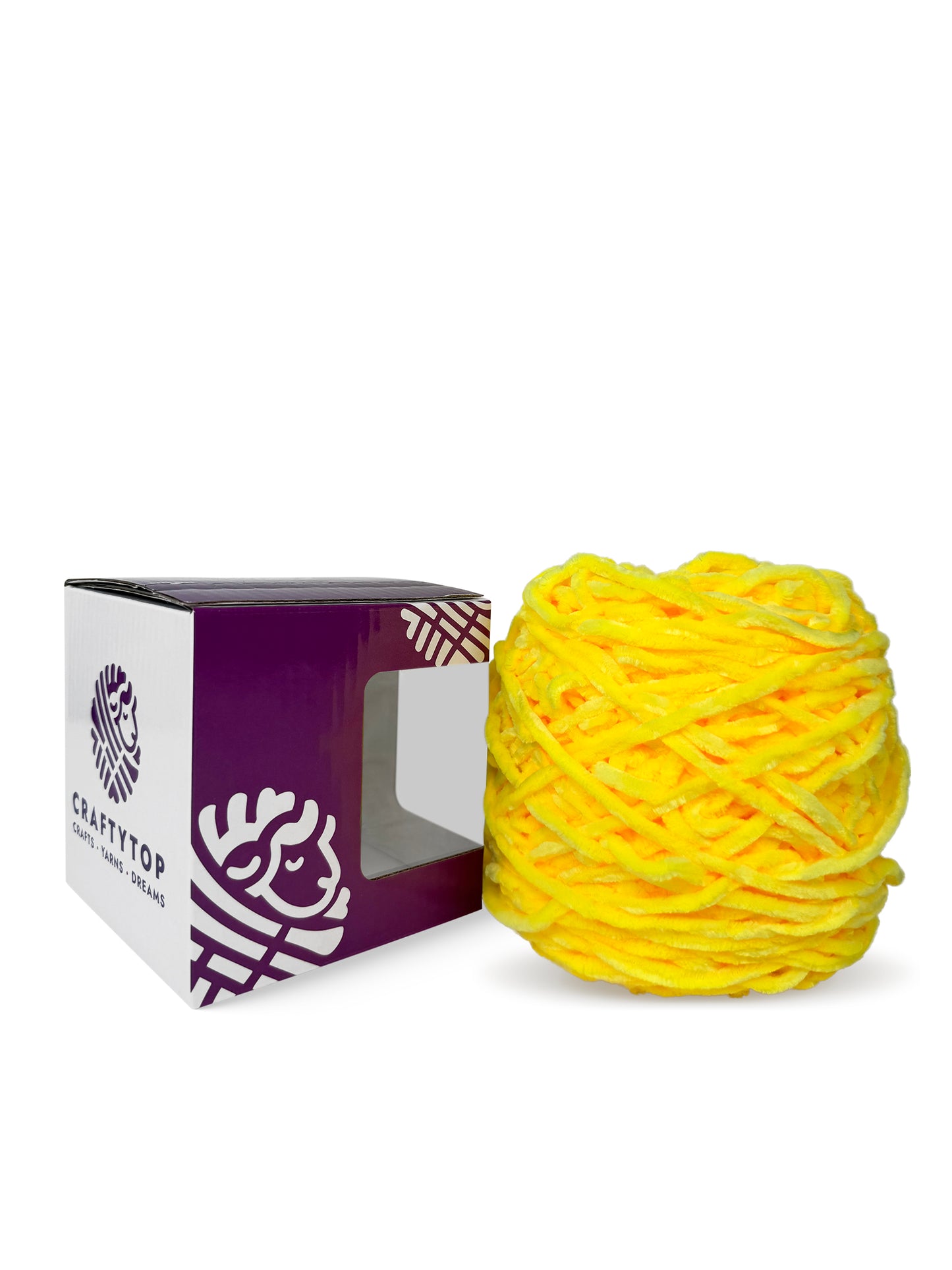 Worsted Baby Velvet Yarn - Sunbeam Starburst