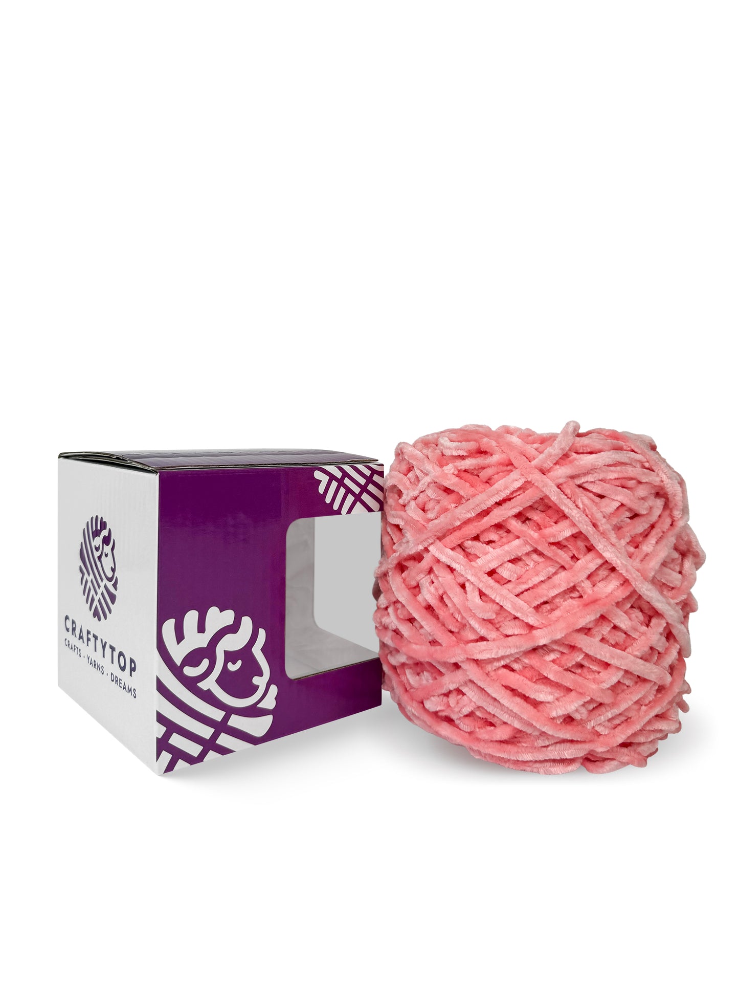 Worsted Baby Velvet Yarn - Rose Asteroid