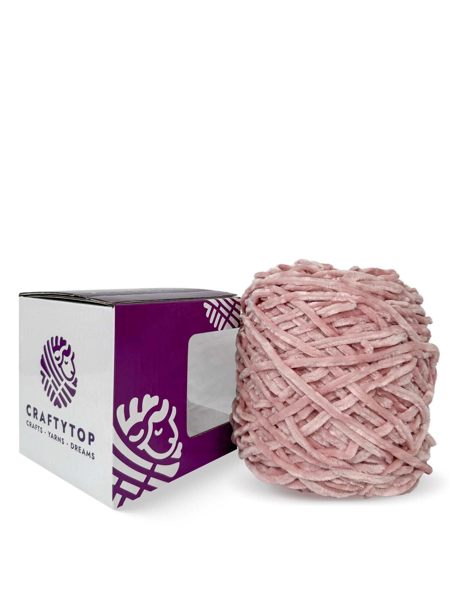 Worsted Baby Velvet Yarn - Lavender Stardust