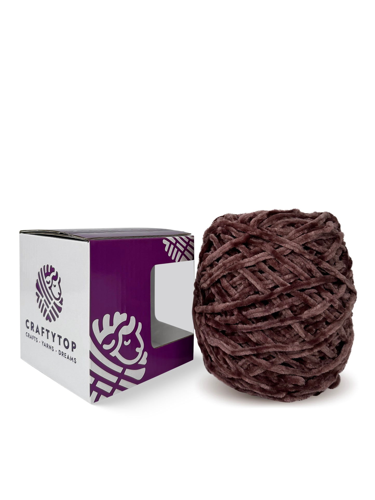 Worsted Baby Velvet Yarn - Meteor Tail