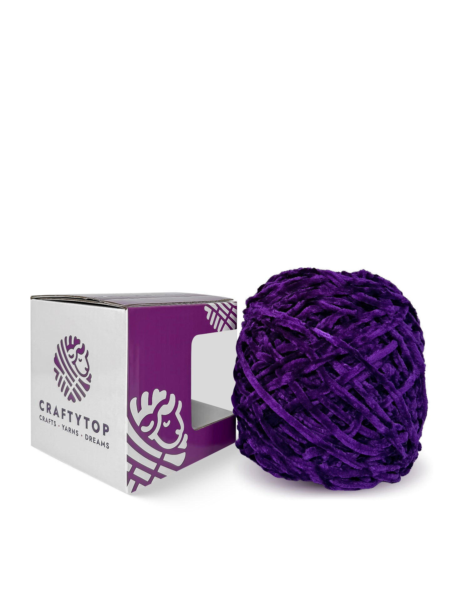 Worsted Baby Velvet Yarn - Astronaut Indigo