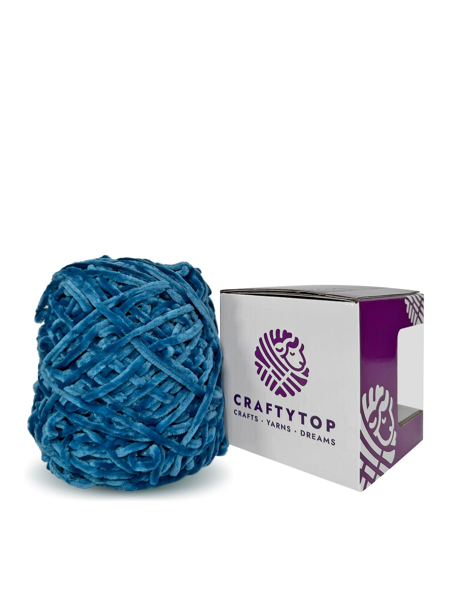 Worsted Baby Velvet Yarn - Neptune Light
