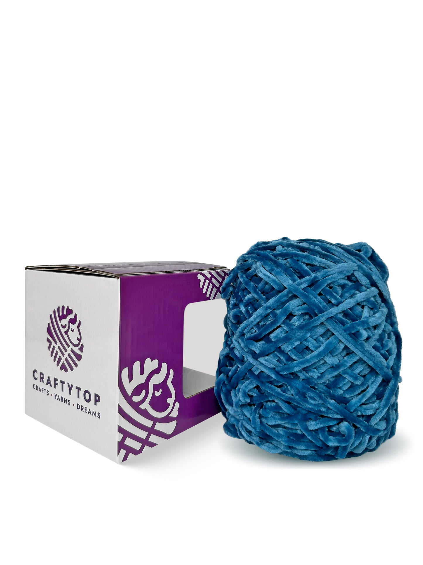 Worsted Baby Velvet Yarn - Neptune Light