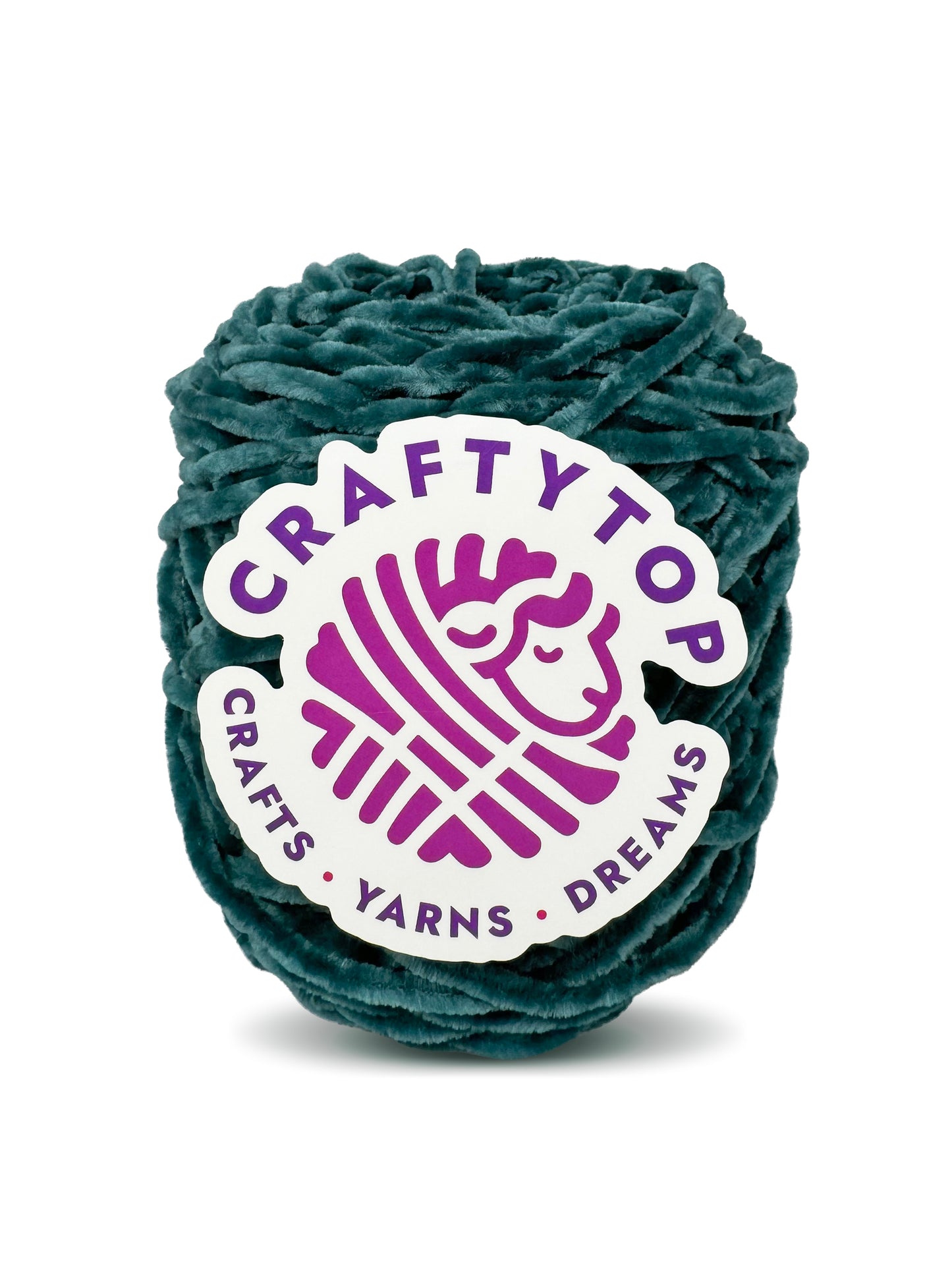 Worsted Baby Velvet Yarn - Uranus Aquamarine