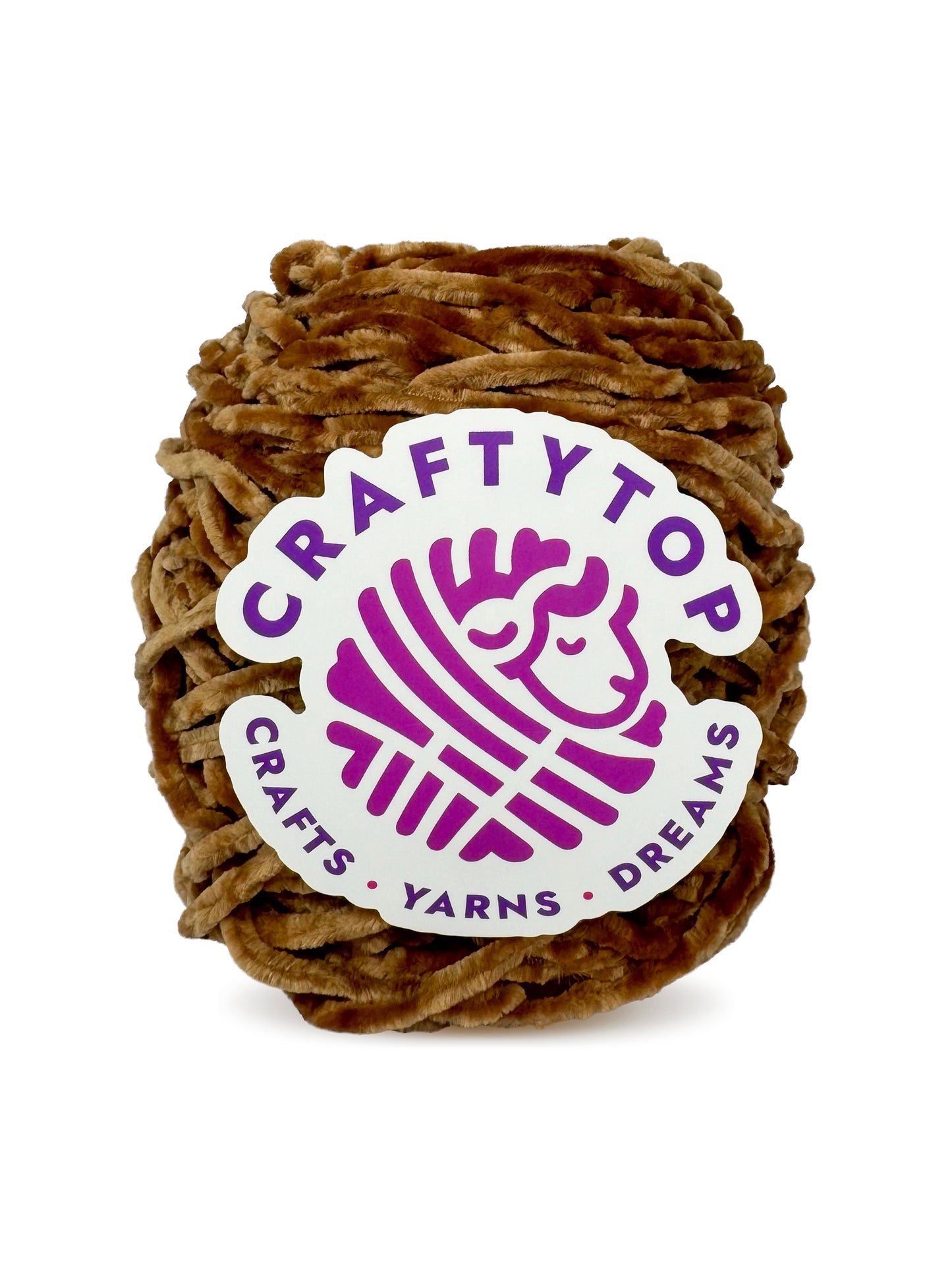 Worsted Baby Velvet Yarn - Space Rock Tan