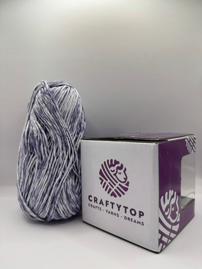 Craftytop™ Twisted Yarn – Purple Mix
