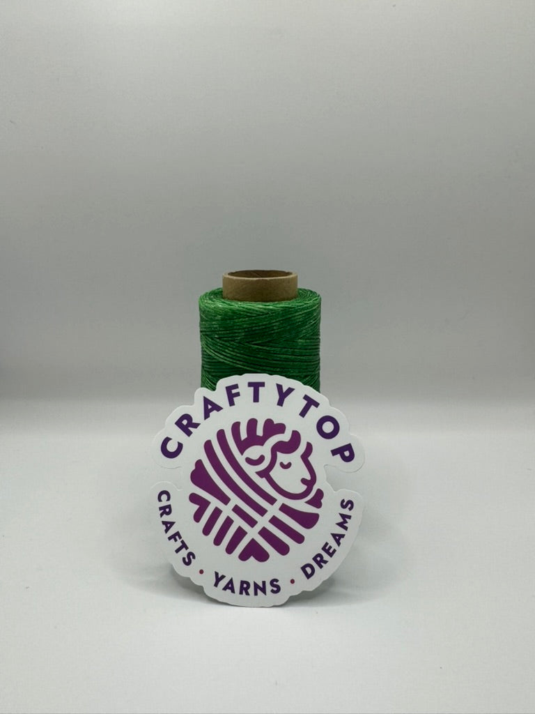 Craftytop™ Waxed Yarn – Green