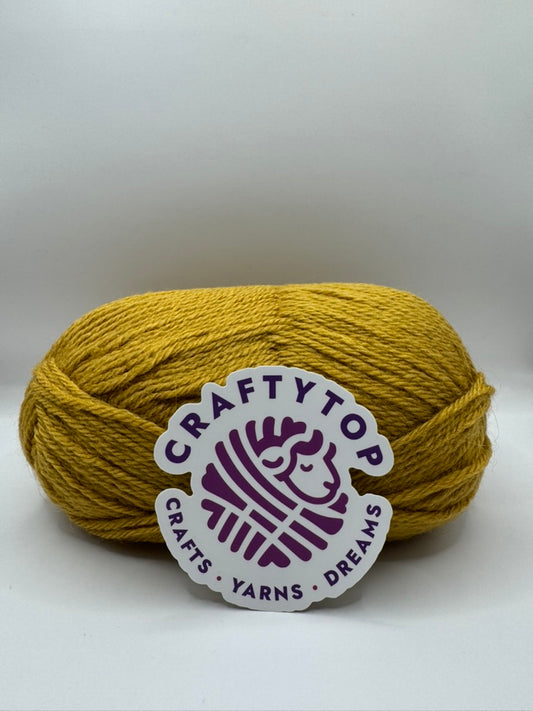 Craftytop™ Alpaca Wool Yarn – Mustard Gold