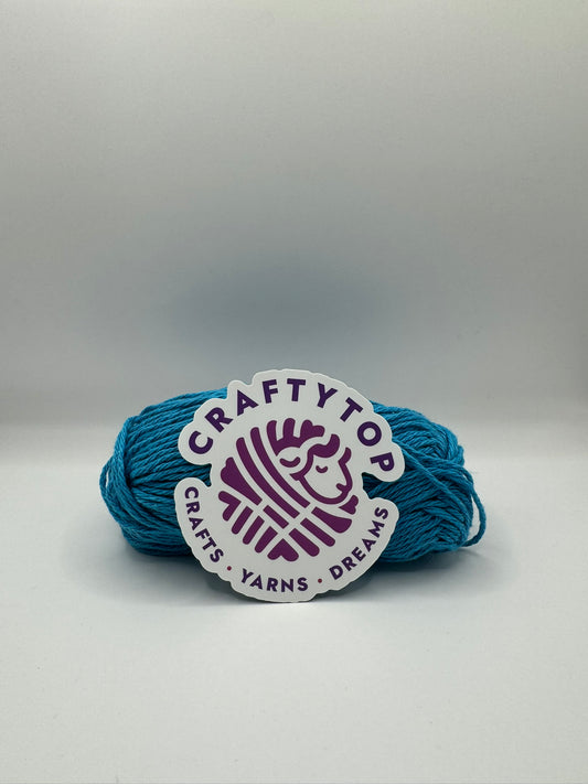 Craftytop™ Cotton Yarn – Turquoise