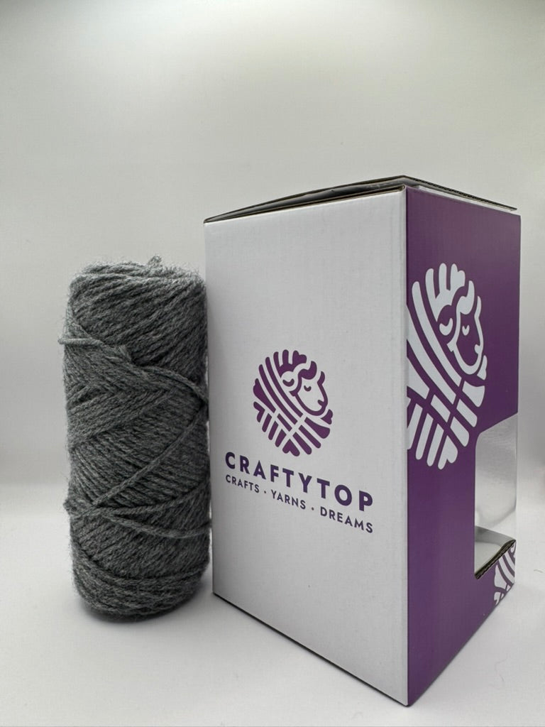 Craftytop™ Textile Yarn – Gray