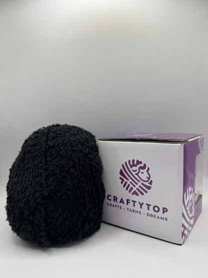 Craftytop™ Semi-Synthetic Yarn – Black