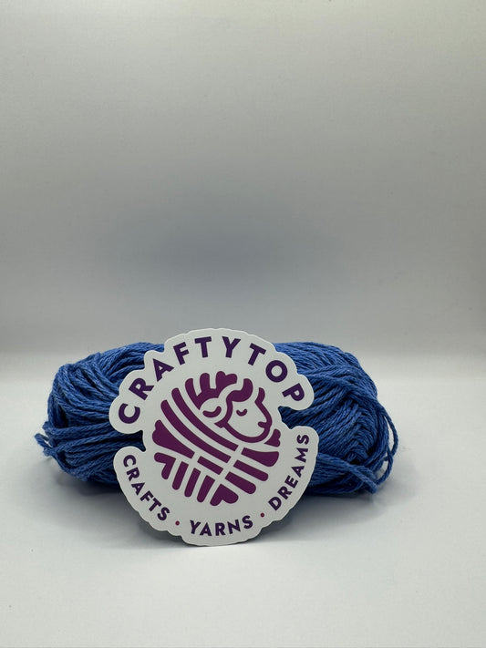 Craftytop™ Cotton Yarn – Blue