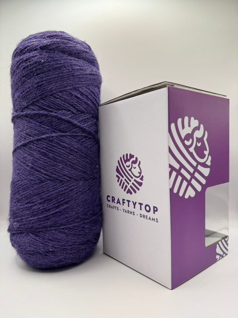 Craftytop™ Spun Yarn – Violet