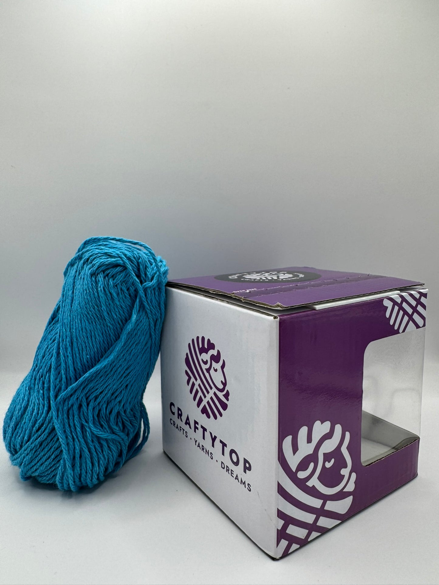 Craftytop™ Cotton Yarn – Turquoise