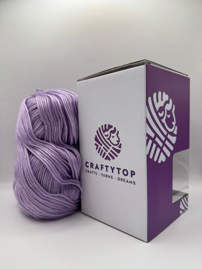 Craftytop™ Silk Yarn – Lavender