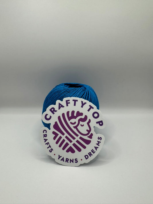 Craftytop™ Hemp Yarn – Blue