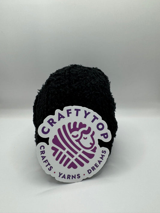 Craftytop™ Semi-Synthetic Yarn – Black