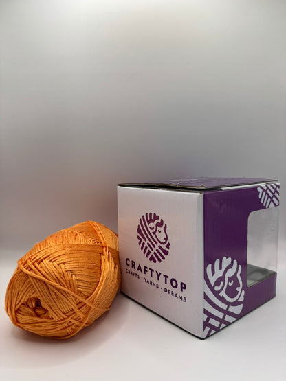 Craftytop™ Rayon Yarn – Golden Orange