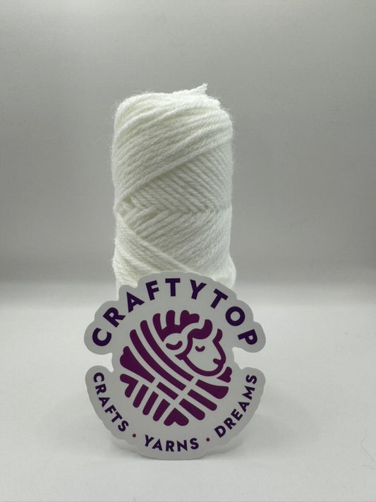 Craftytop™ Textile Yarn – White