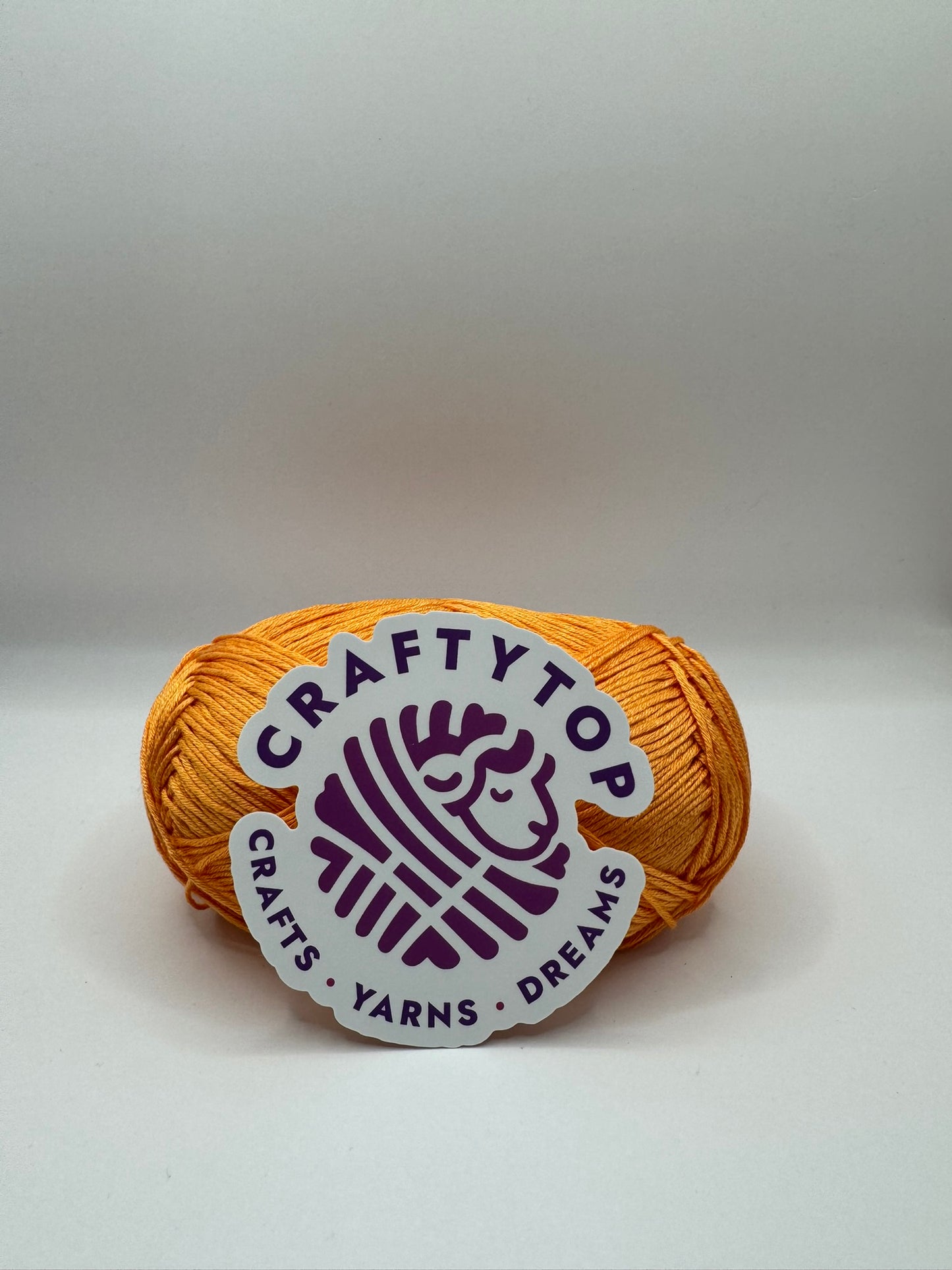Craftytop™ Rayon Yarn – Golden Orange