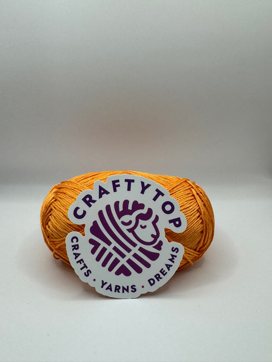 Craftytop™ Rayon Yarn – Golden Orange