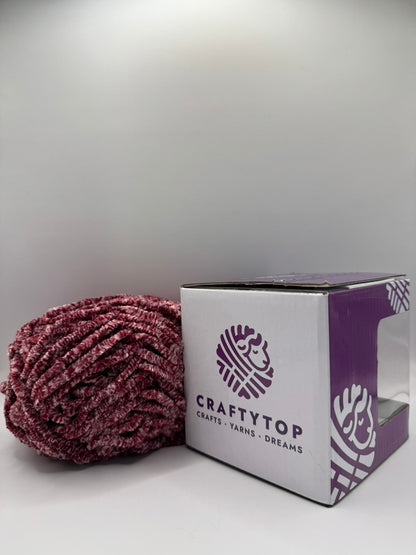 Craftytop™ Synthetic Yarn – Red Mix