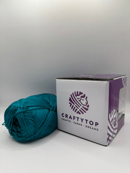 Craftytop™ Rayon Yarn – Teal