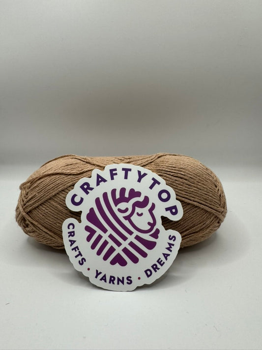 Craftytop™ Linen Yarn – Beige