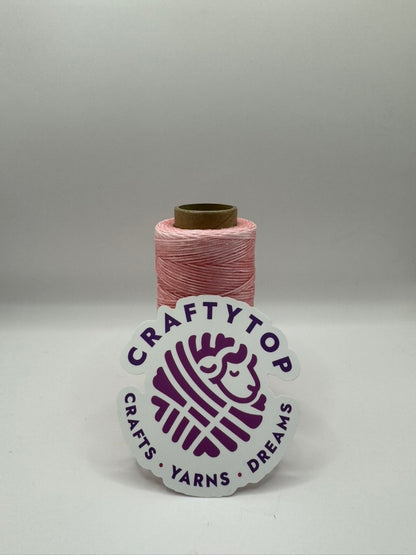 Craftytop™ Waxed Yarn – Pink