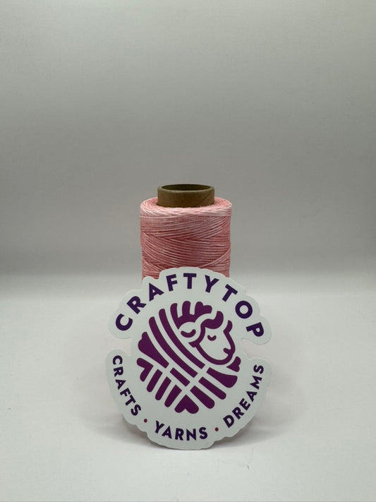 Craftytop™ Waxed Yarn – Pink