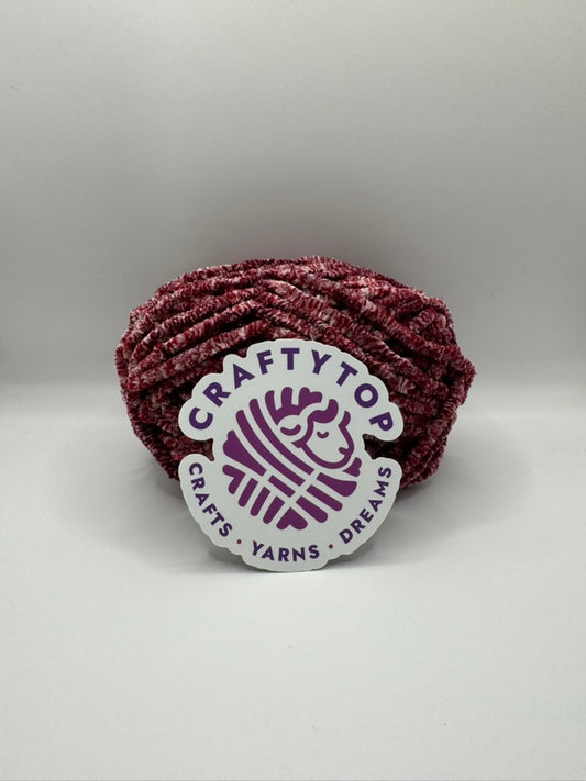 Craftytop™ Synthetic Yarn – Red Mix