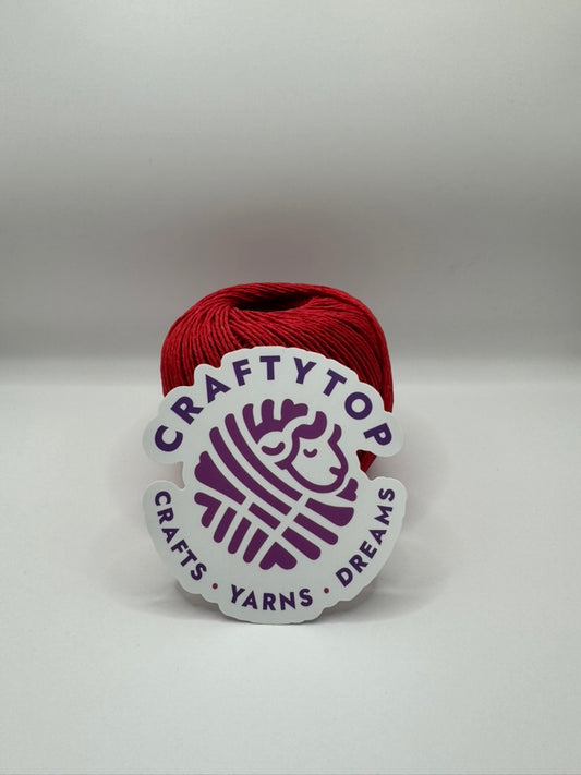Craftytop™ Hemp Yarn – Red