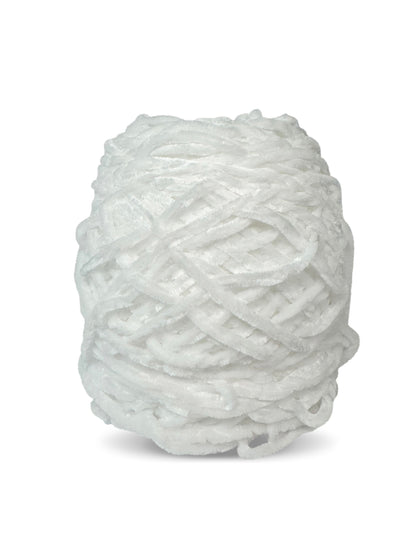 Worsted Baby Velvet Yarn - Starlight White